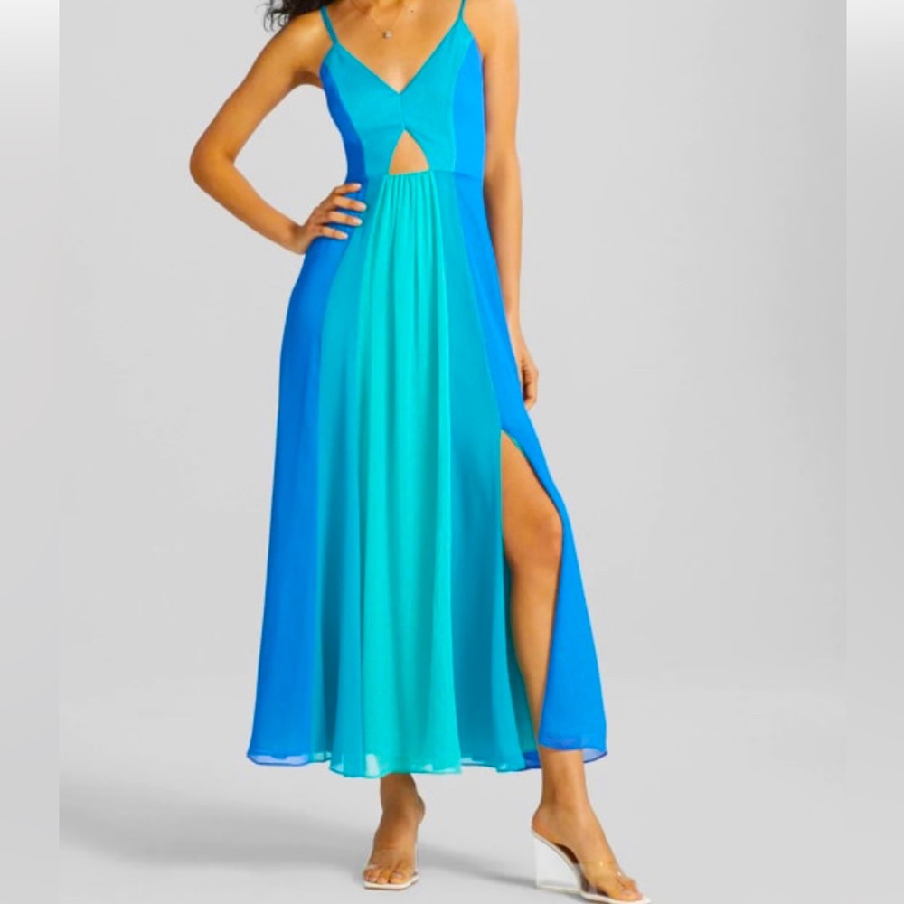 New York and Company Gabrielle Union chiffon maxi dress
